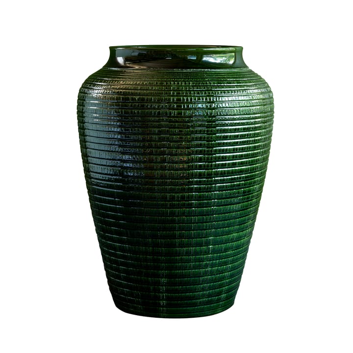 Jarrón esmaltado Willow 30 cm - Green emerald - Bergs Potter