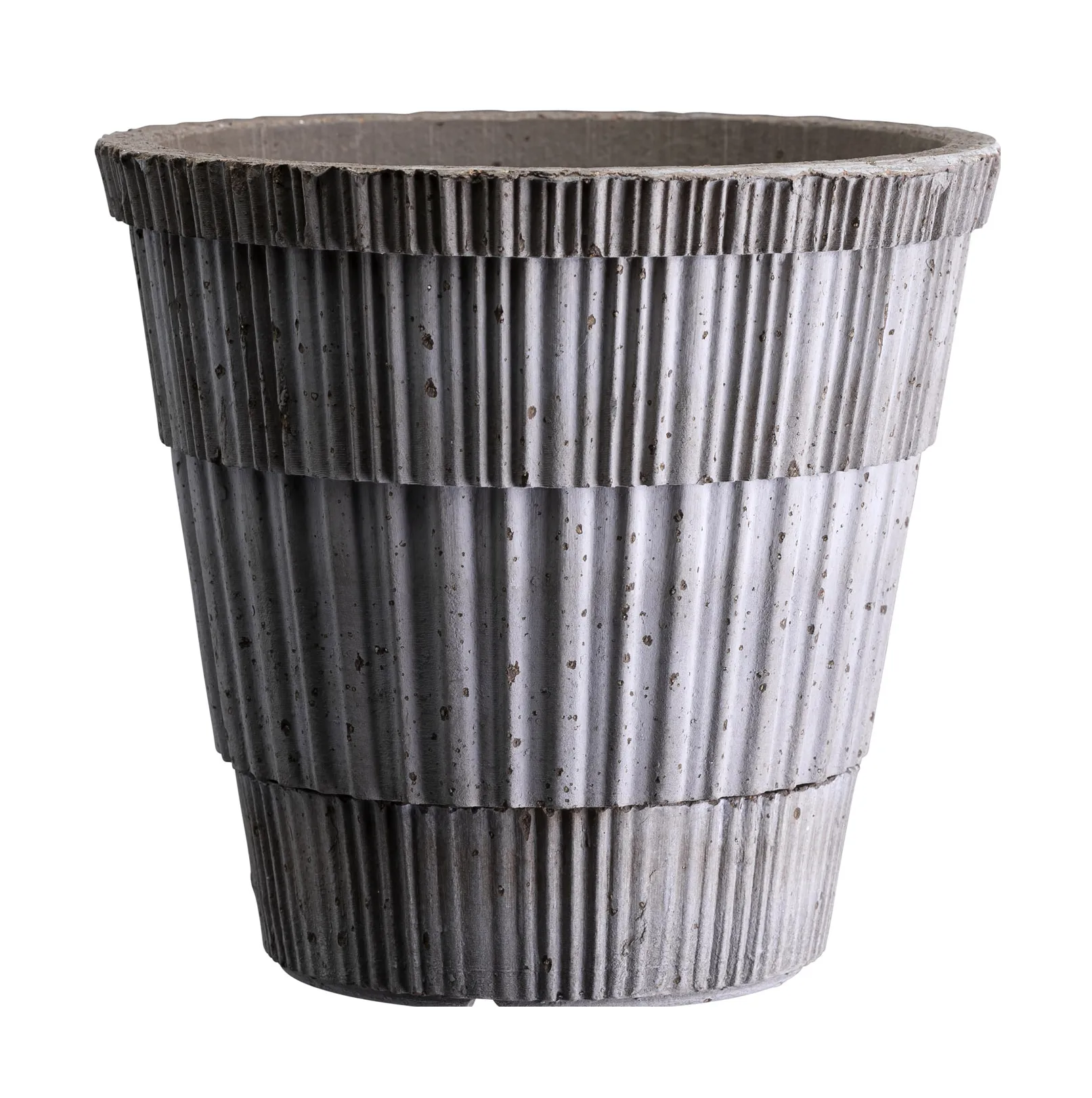Maceta Atlas raw, Grey, Ø18 cm Bergs Potter