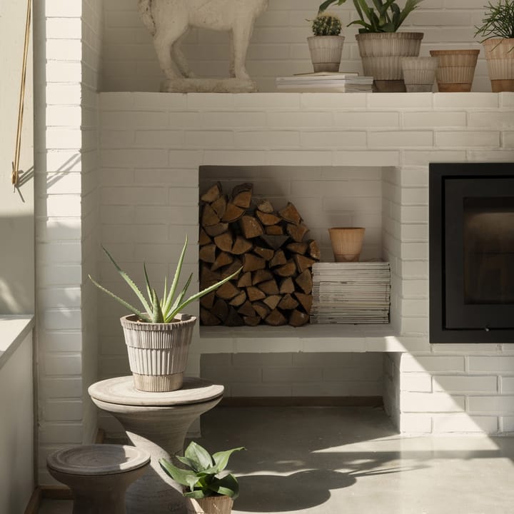 Maceta Atlas raw, Grey, Ø25 cm Bergs Potter