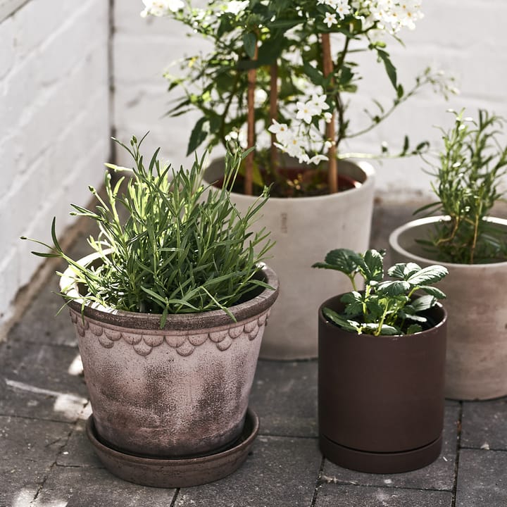Maceta Copenhagen 21 cm, gris Bergs Potter