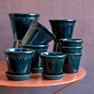Maceta Copenhagen esmaltada Ø16 cm - azul - Bergs Potter