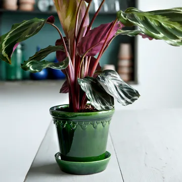 Maceta esmaltada Københavner - Verde, Ø18 cm - Bergs Potter