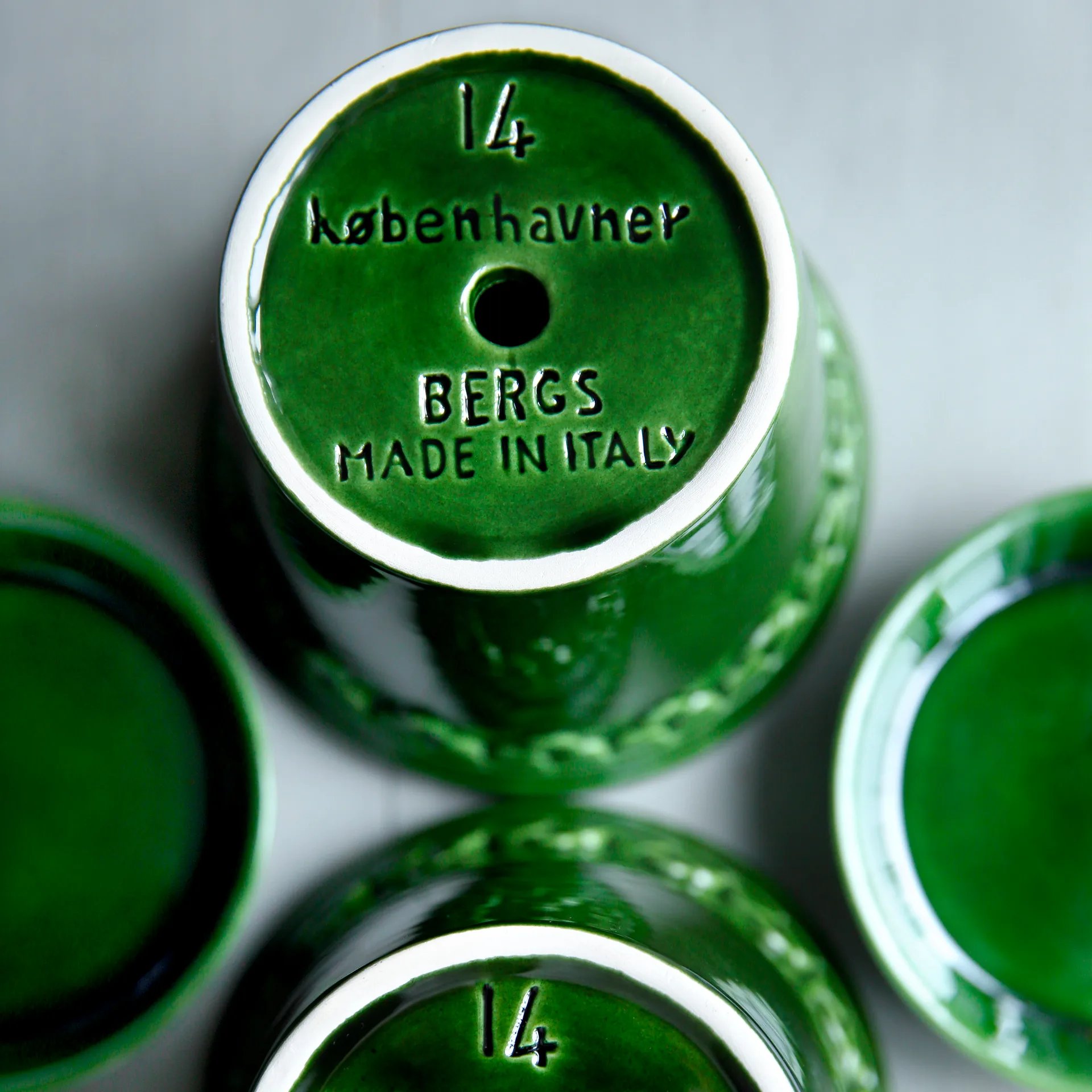 Maceta esmaltada Københavner, Verde, Ø18 cm Bergs Potter