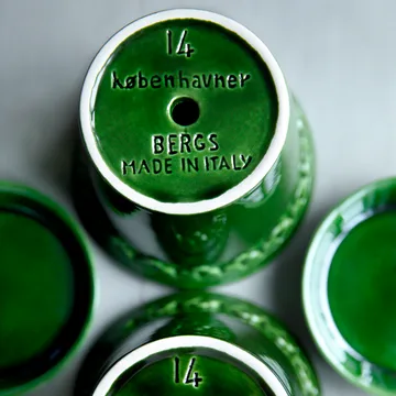 Maceta esmaltada Københavner - Verde, Ø18 cm - Bergs Potter