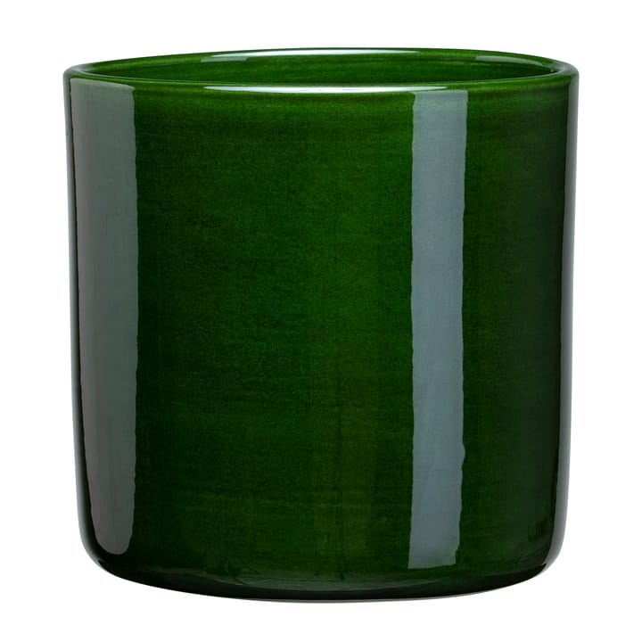 Maceta esmaltada Romeo Ø11 cm - verde - Bergs Potter