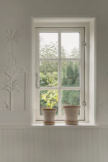 Maceta Fleur con plato, 2 piezas - Rosa, Ø12 cm - Bergs Potter