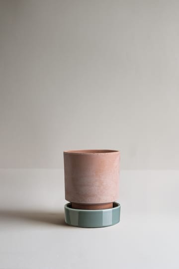 Maceta Hoff - Ø14 cm, Raw Rosa-Misty Blue - Bergs Potter