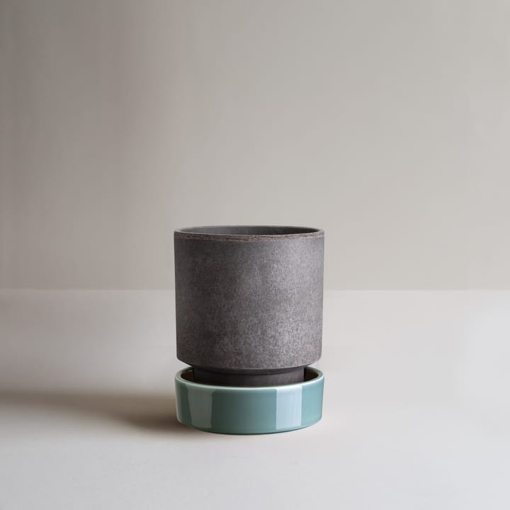 Maceta Hoff, Ø16 cm, Raw Grey-Misty Blue Bergs Potter
