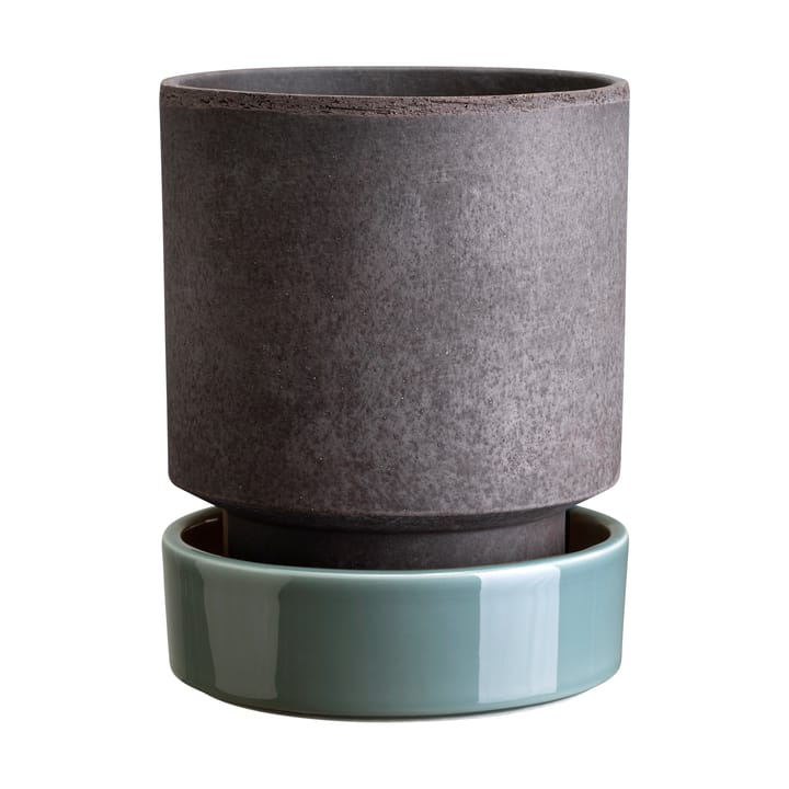 Maceta Hoff - Ø18 cm, Raw Grey-Misty Blue - Bergs Potter