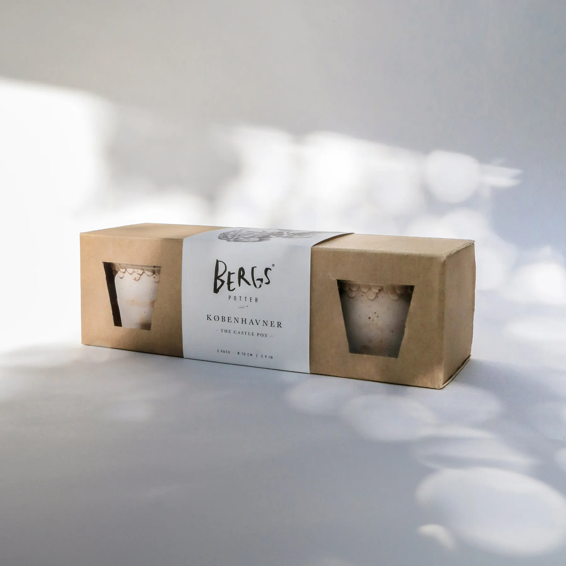 Maceta Københavner Ø10 cm 3-pack, Rosa Bergs Potter