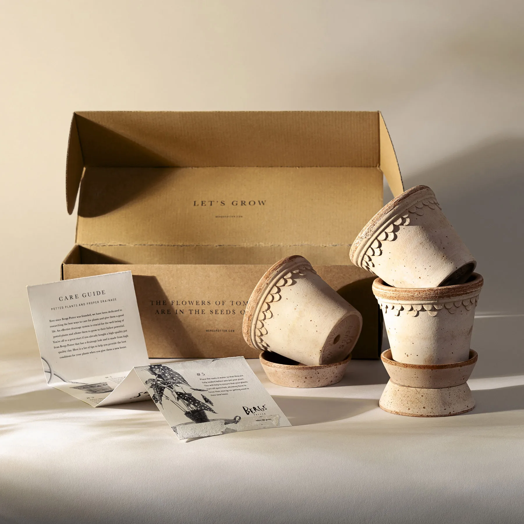 Maceta Københavner Ø10 cm 3-pack, Rosa Bergs Potter