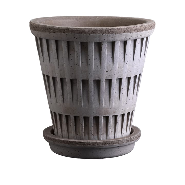 Maceta Pantheon raw  - Grey, Ø18 cm - Bergs Potter