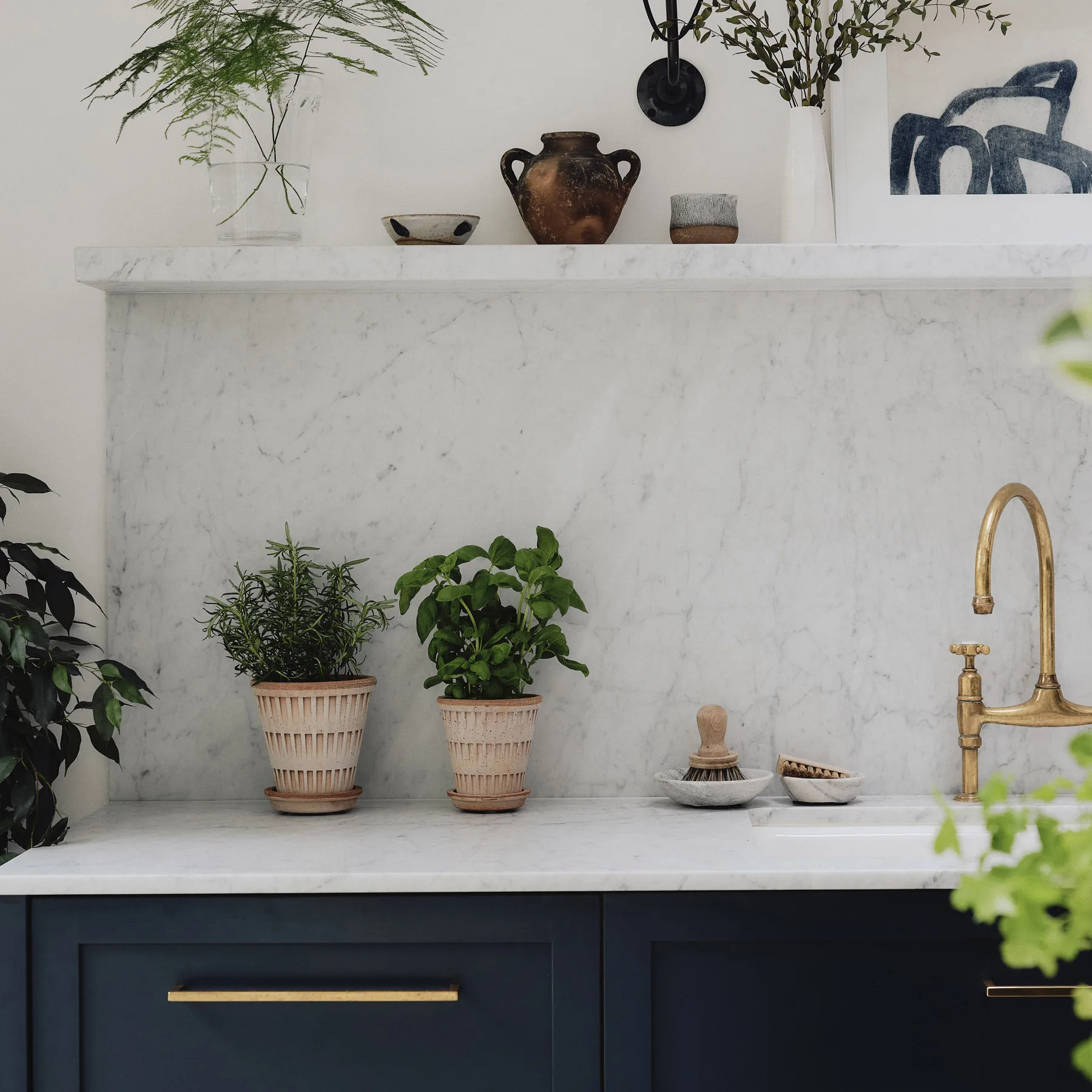 Maceta Pantheon raw, Rosa, Ø12 cm Bergs Potter