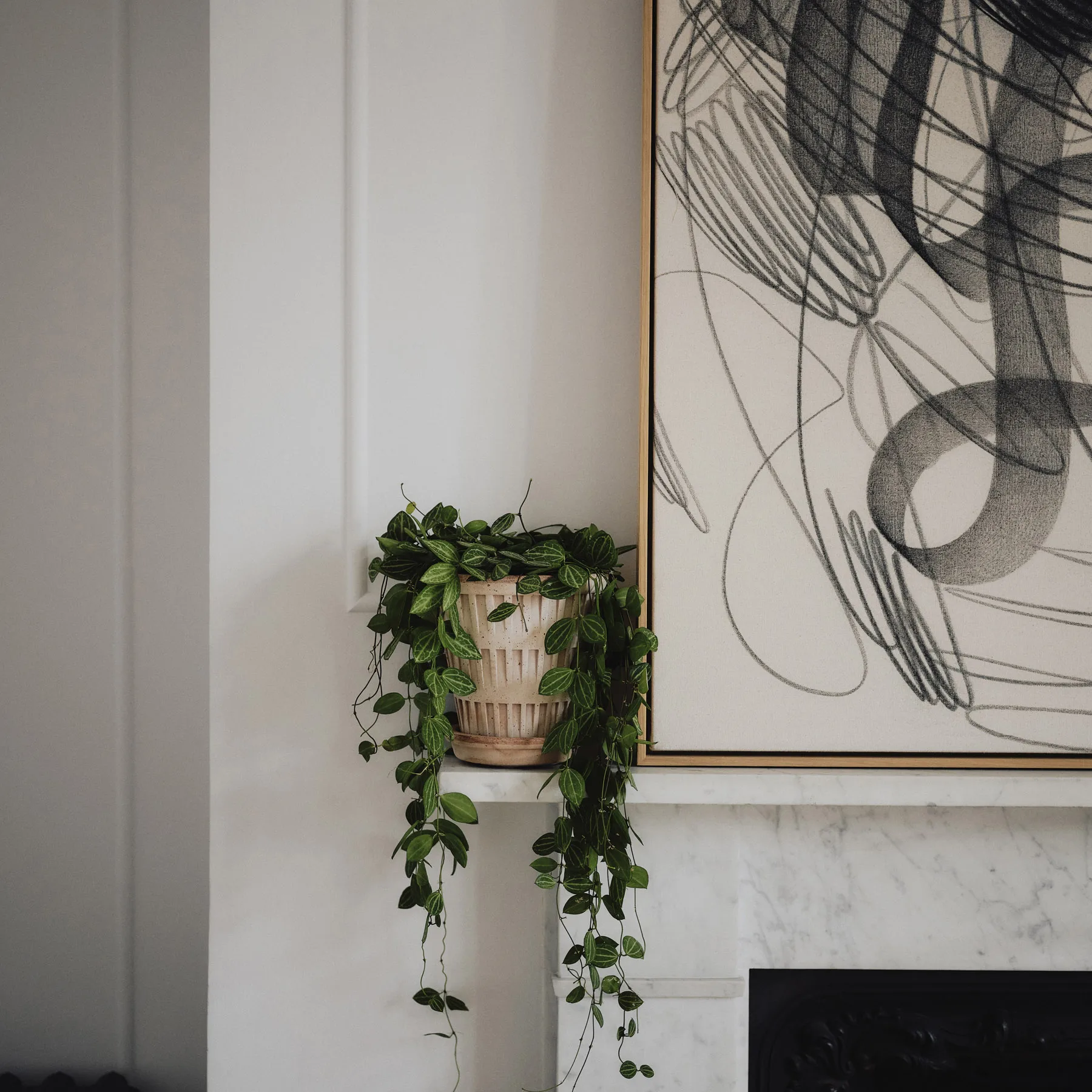 Maceta Pantheon raw, Rosa, Ø12 cm Bergs Potter