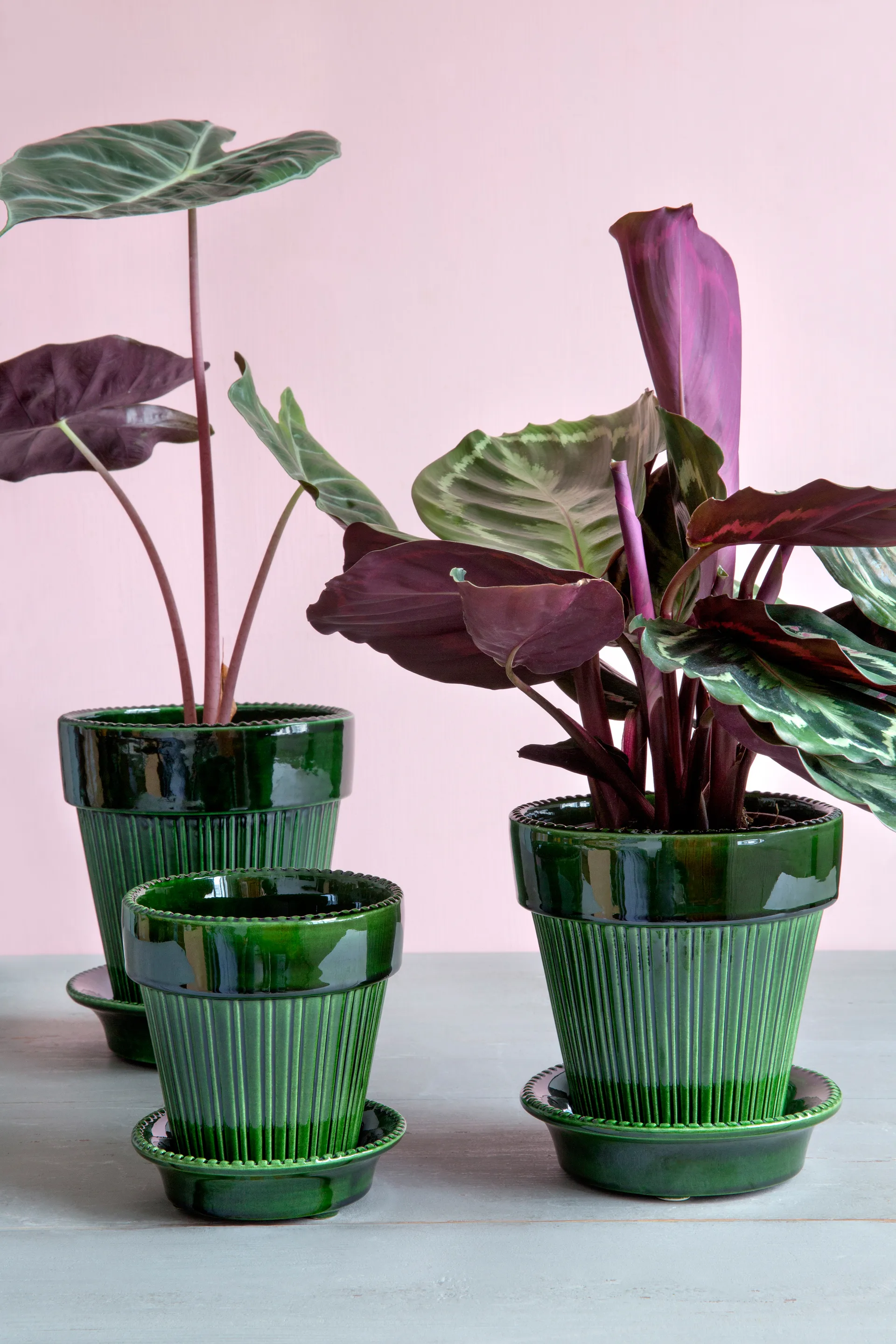 Maceta vidriada Simona Ø12 cm Ø12 cm, Green Bergs Potter