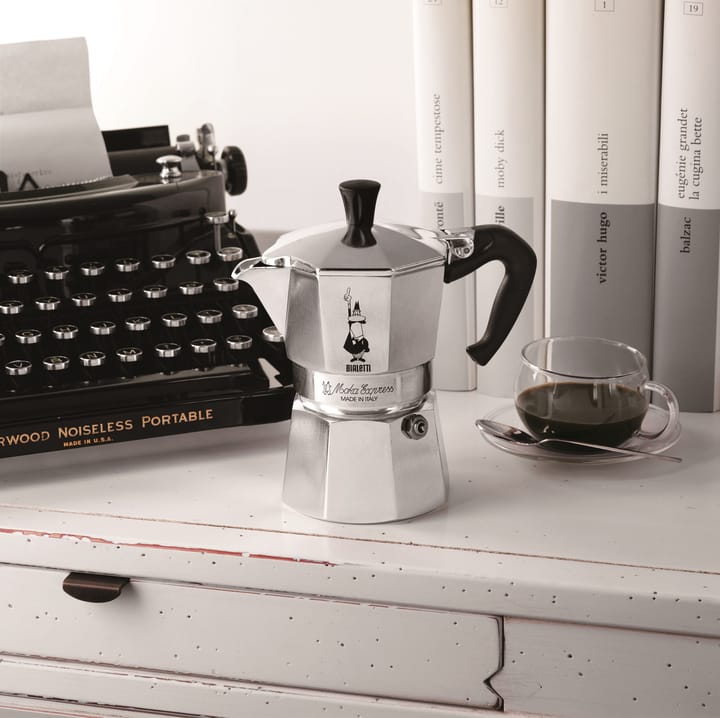 Cafetera Bialetti Moka 3 tazas, Plateado Bialetti