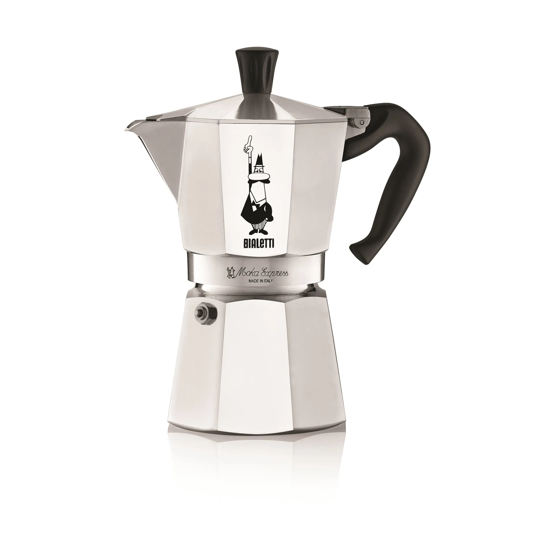 Cafetera Bialetti Moka 6 tazas, Plateado Bialetti