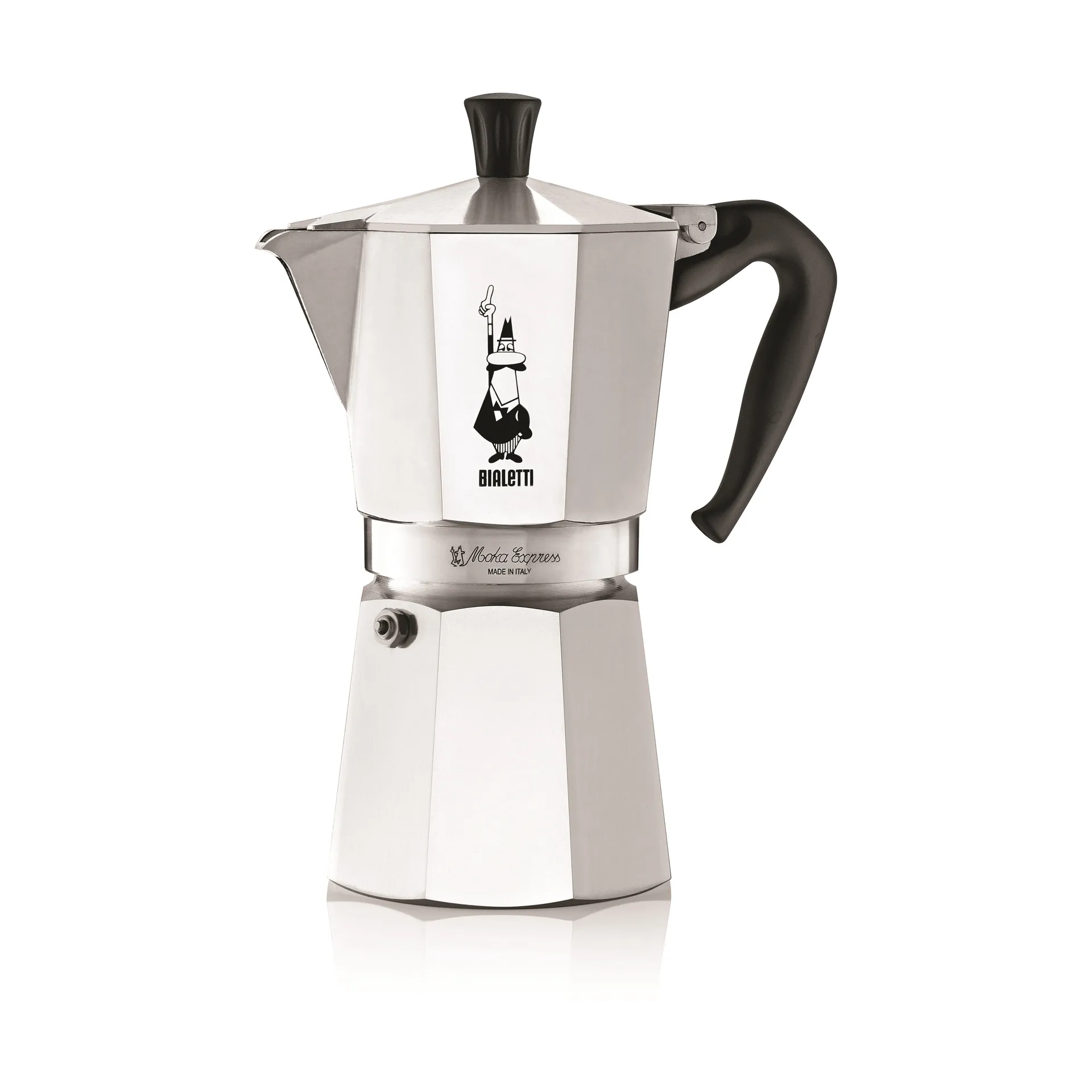 Cafetera Bialetti Moka 9 tazas, Plateado Bialetti