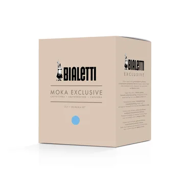 Cafetera italiana Bialetti exclusive - Azul claro, 3 tazas - Bialetti