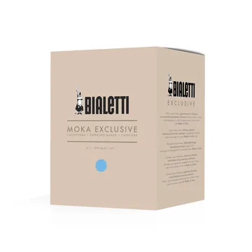 Cafetera italiana Bialetti exclusive - Azul claro, 6 tazas - Bialetti