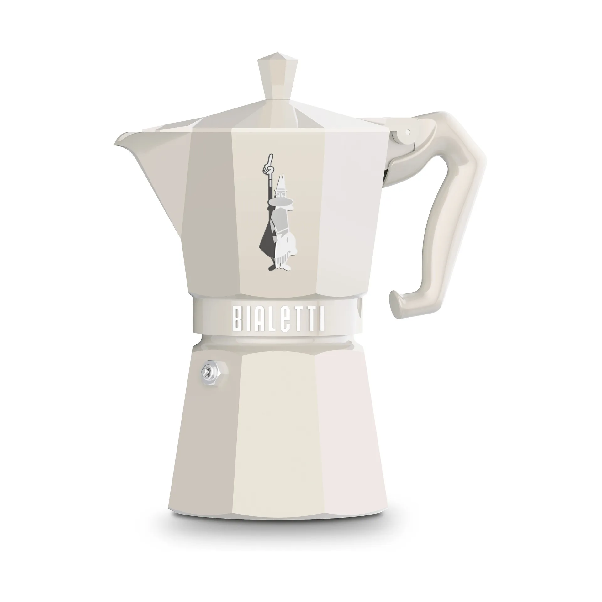Cafetera italiana Bialetti exclusive, Crema, 6 tazas Bialetti
