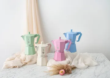 Cafetera italiana Bialetti exclusive - Crema, 6 tazas - Bialetti