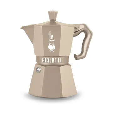 Cafetera italiana Bialetti Exclusive Inducción - Beige, 3 tazas - Bialetti