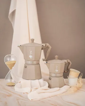 Cafetera italiana Bialetti Exclusive Inducción - Beige, 3 tazas - Bialetti