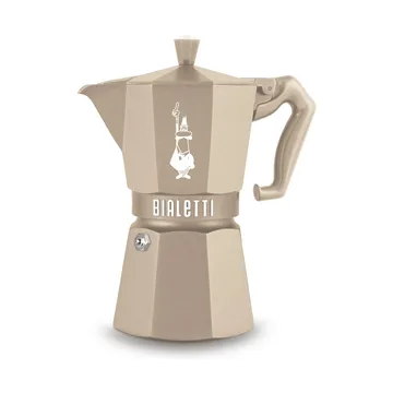 Cafetera italiana Bialetti Exclusive Inducción - Beige, 6 tazas - Bialetti