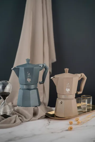Cafetera italiana Bialetti Exclusive Inducción - Beige, 6 tazas - Bialetti