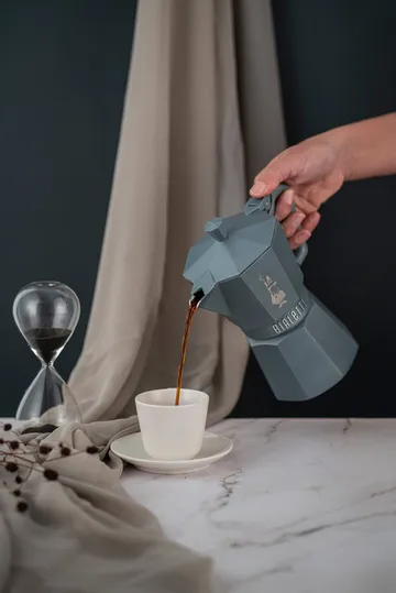 Cafetera italiana Bialetti Exclusive Inducción - Gris, 6 tazas - Bialetti