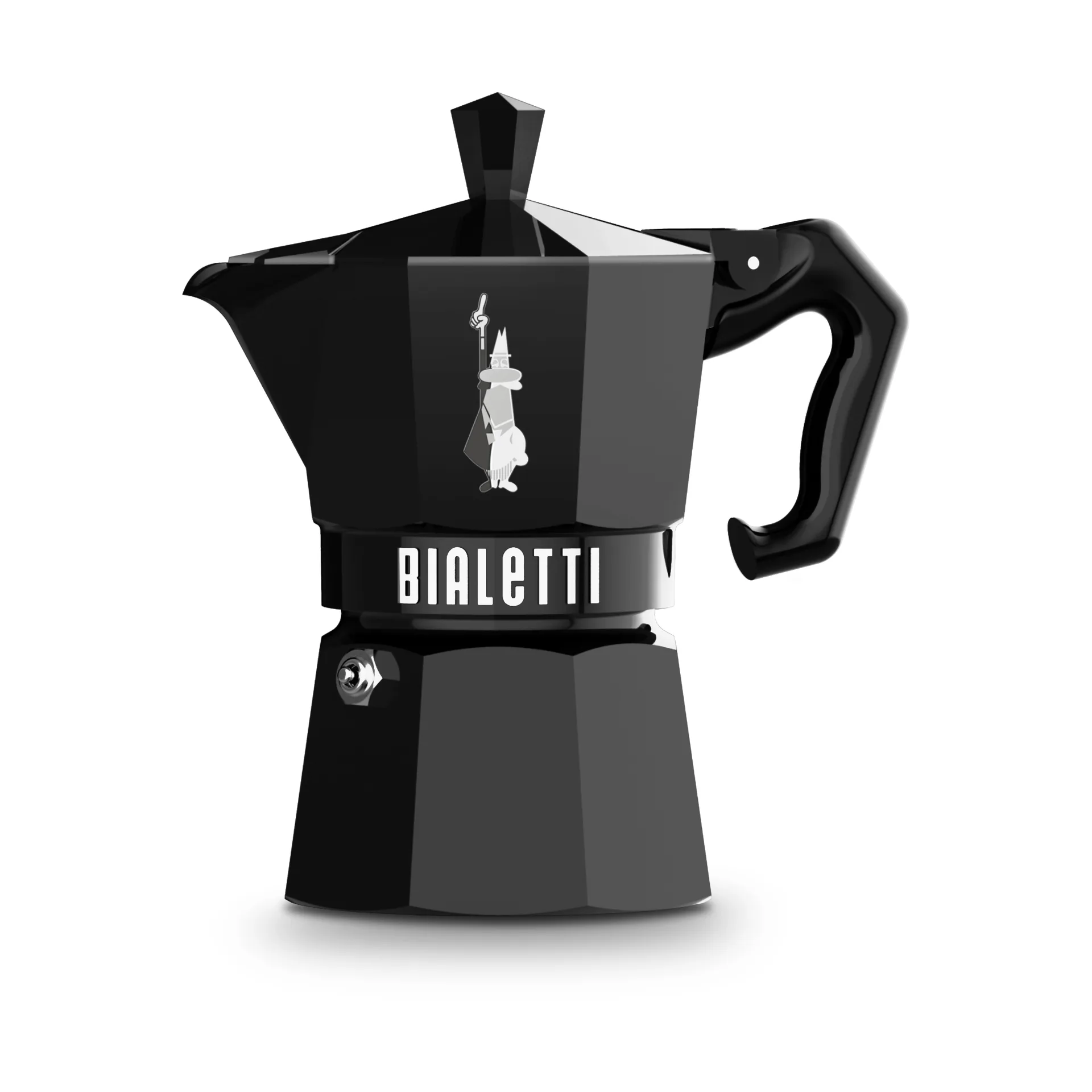 Cafetera italiana Bialetti exclusive, Negro, 3 tazas Bialetti