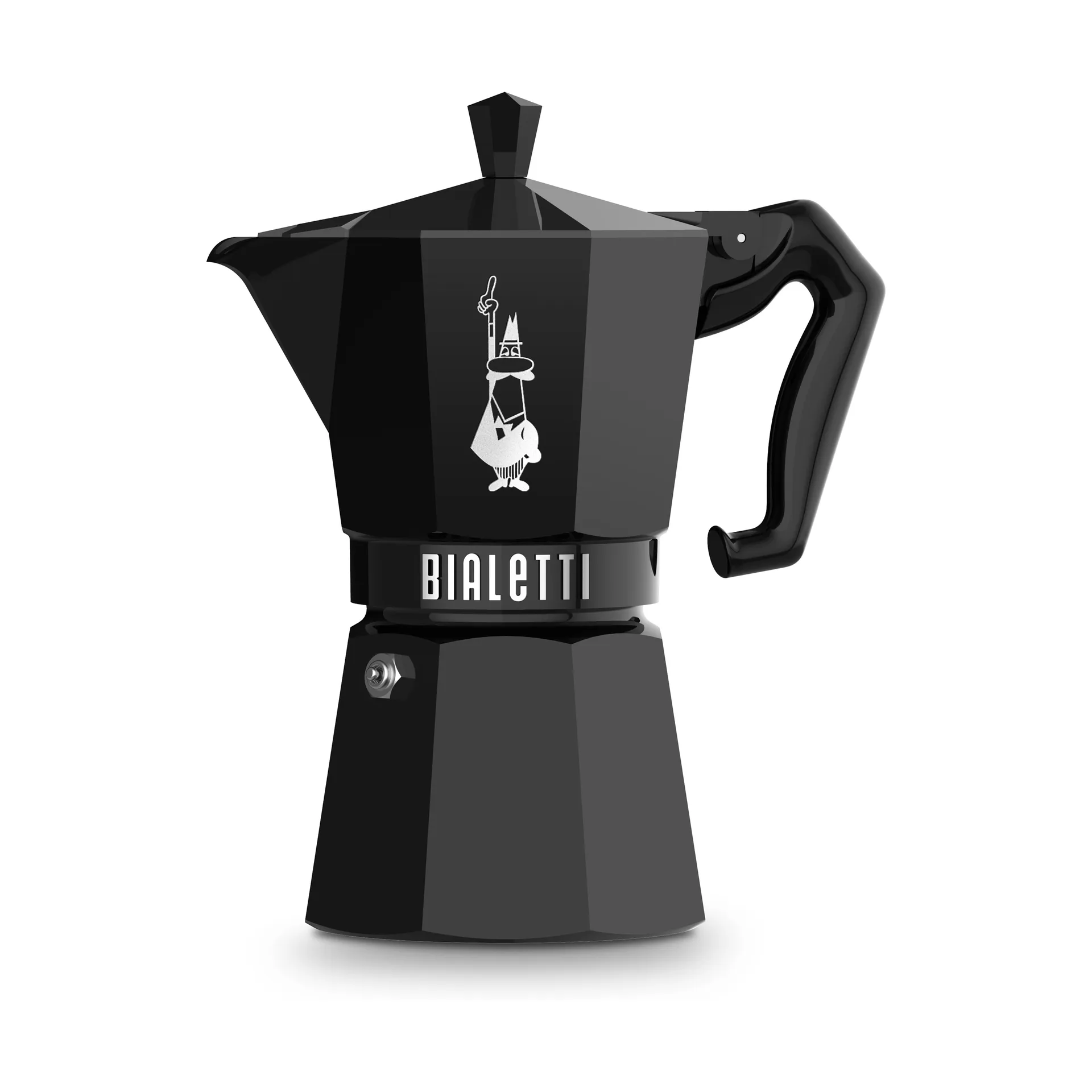 Cafetera italiana Bialetti exclusive, Negro, 6 tazas Bialetti
