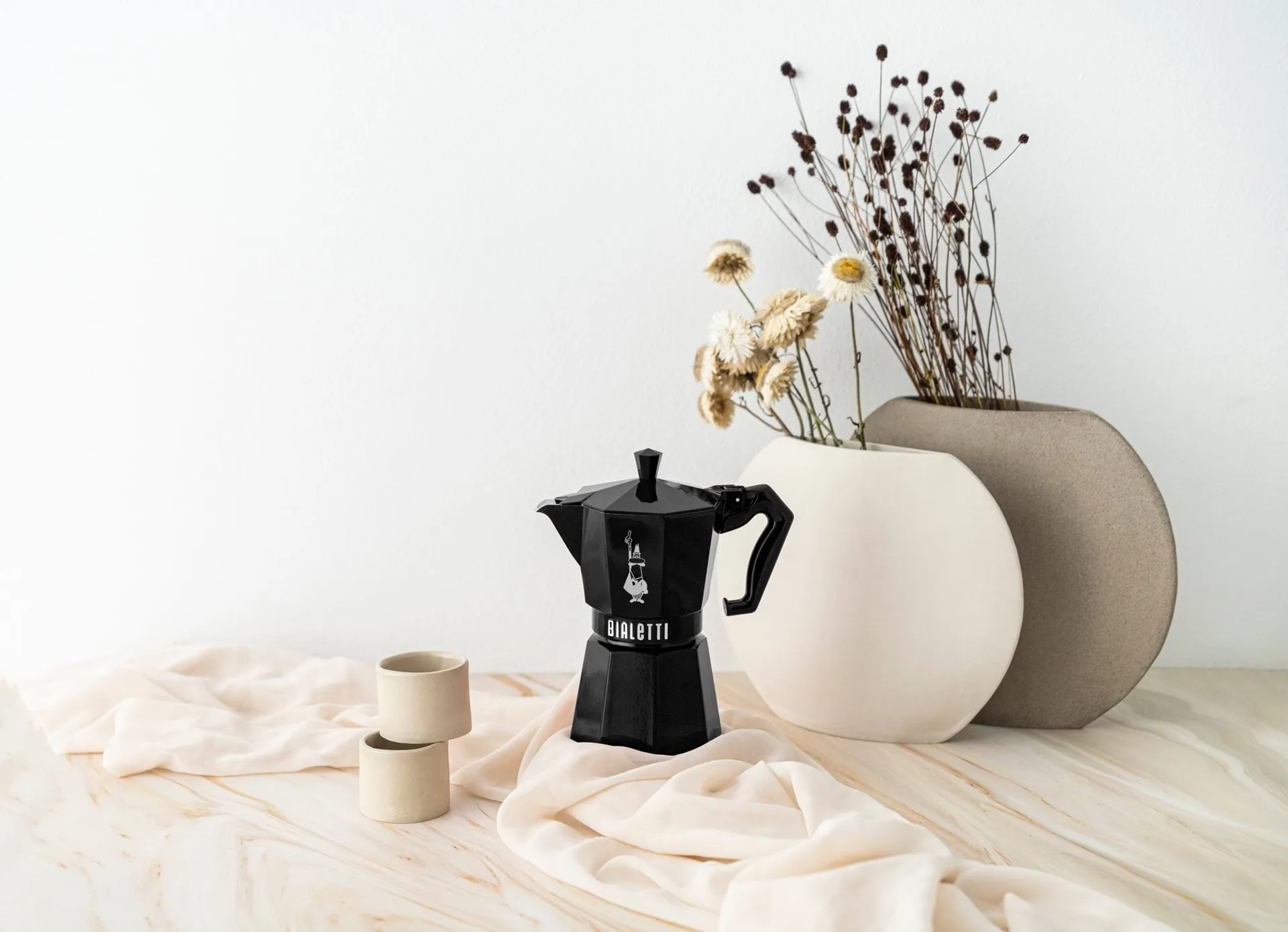 Cafetera italiana Bialetti exclusive, Negro, 6 tazas Bialetti