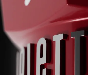 Cafetera italiana Bialetti exclusive - Rojo, 3 tazas - Bialetti
