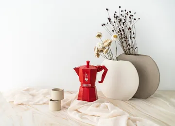 Cafetera italiana Bialetti exclusive - Rojo, 3 tazas - Bialetti