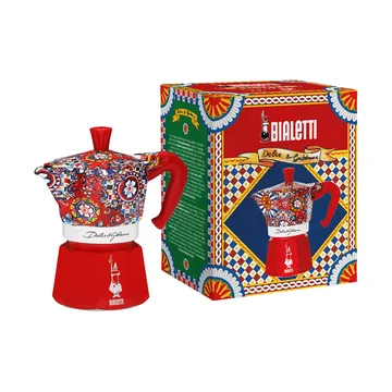 Cafetera italiana Bialetti x Dolce & Gabbana - Carreta siciliana, 3 tazas - Bialetti