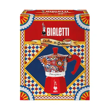 Cafetera italiana Bialetti x Dolce & Gabbana - Carreta siciliana, 3 tazas - Bialetti