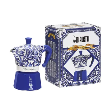 Cafetera italiana Bialetti x Dolce & Gabbana - Mediterraneo, 3 tazas - Bialetti