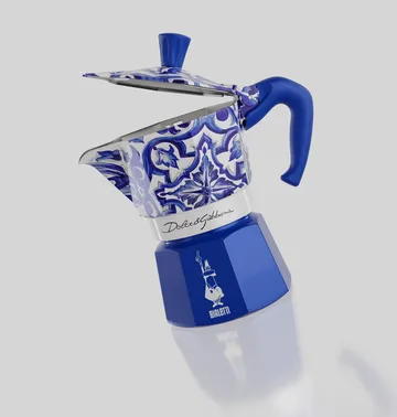 Cafetera italiana Bialetti x Dolce & Gabbana - Mediterraneo, 3 tazas - Bialetti