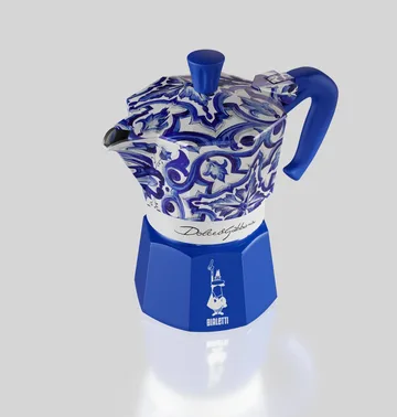Cafetera italiana Bialetti x Dolce & Gabbana - Mediterraneo, 3 tazas - Bialetti