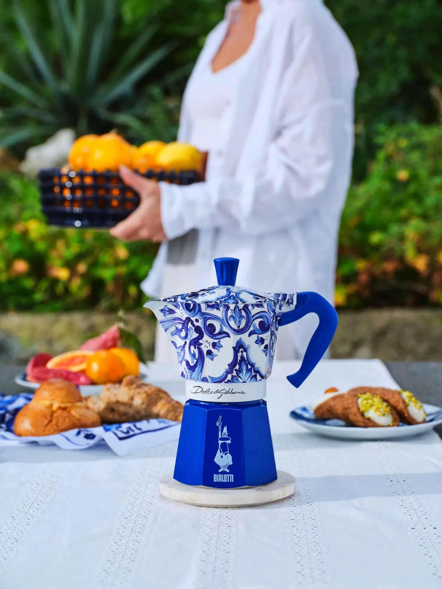 Cafetera italiana Bialetti x Dolce & Gabbana, Mediterraneo, 3 tazas Bialetti