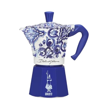Cafetera italiana Bialetti x Dolce & Gabbana - Mediterráneo, 6 tazas - Bialetti