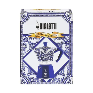 Cafetera italiana Bialetti x Dolce & Gabbana - Mediterráneo, 6 tazas - Bialetti