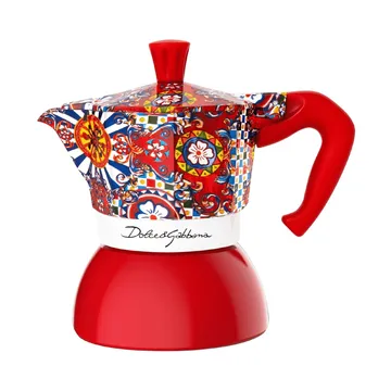 Cafetera italiana de inducción Bialetti x Dolce & Gabbana - Carreta siciliana, 2 tazas - Bialetti
