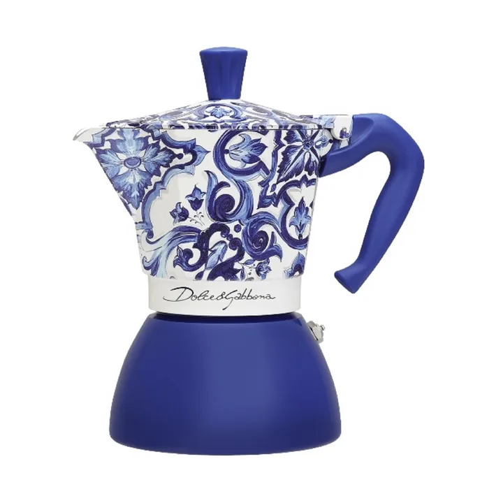 Cafetera italiana de inducción Bialetti x Dolce & Gabbana - Mediterráneo, 6 tazas - Bialetti