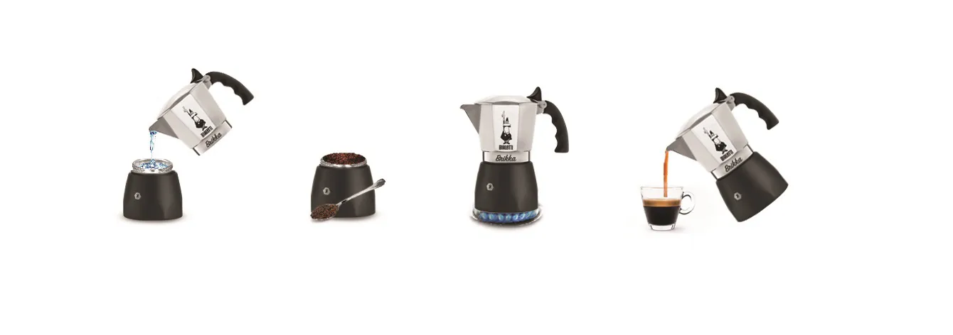 Cafetera MokaInduction 4 tazas, 15 cl Bialetti