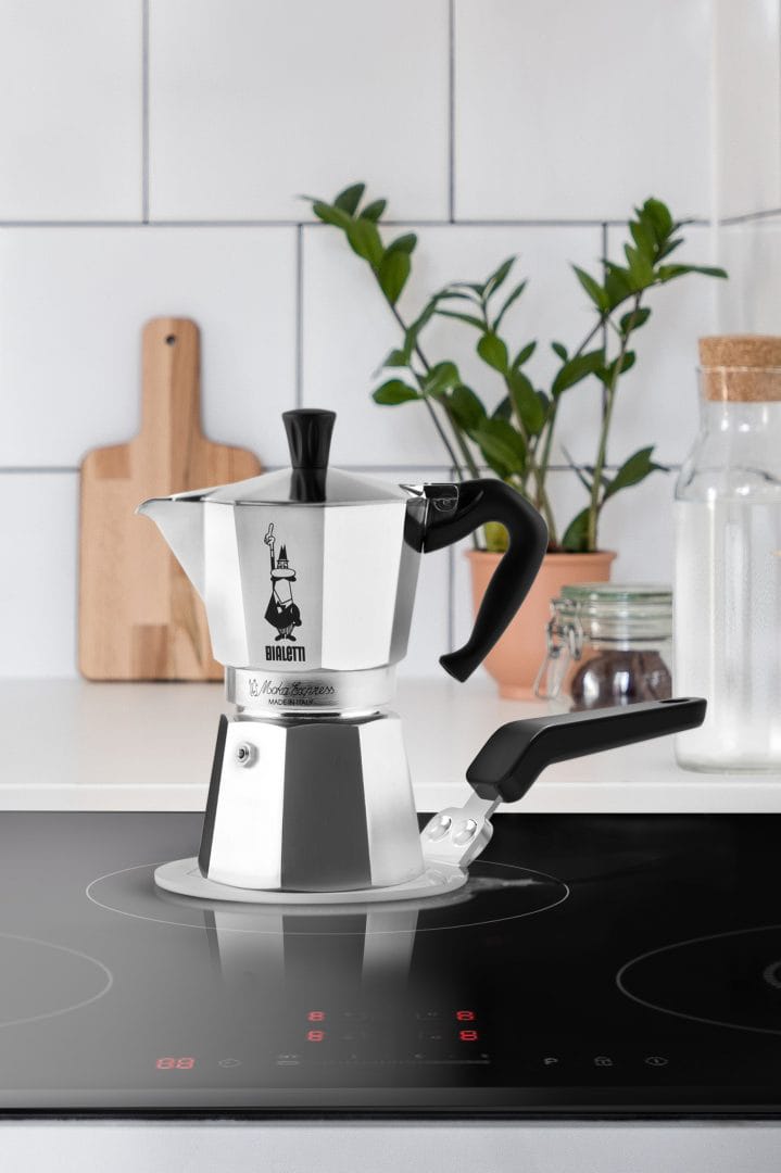 Placa de inducción Bialetti Ø13 cm, Plateado-negro Bialetti