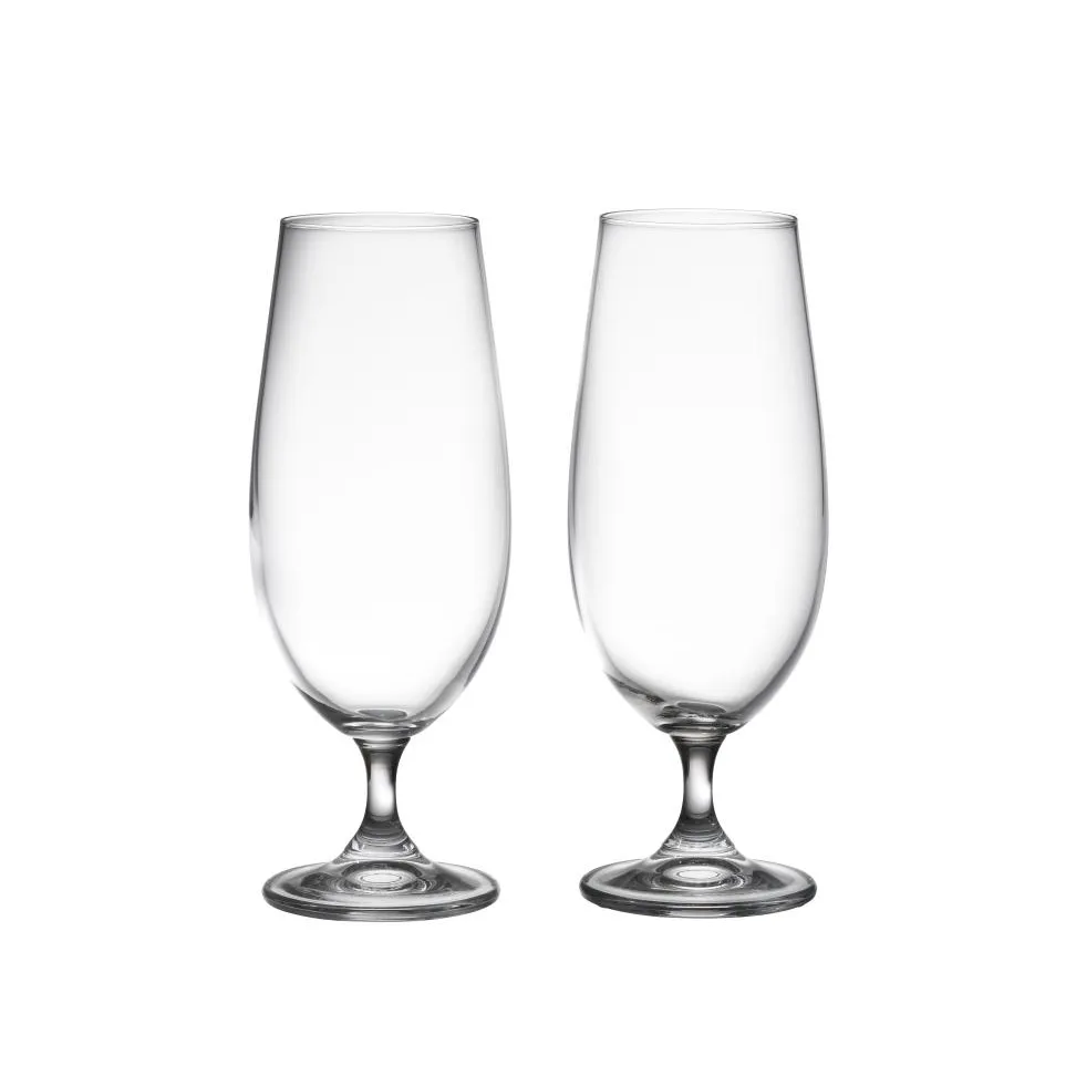 2 Copas de cerveza Bitz 38 cl, transparente Bitz