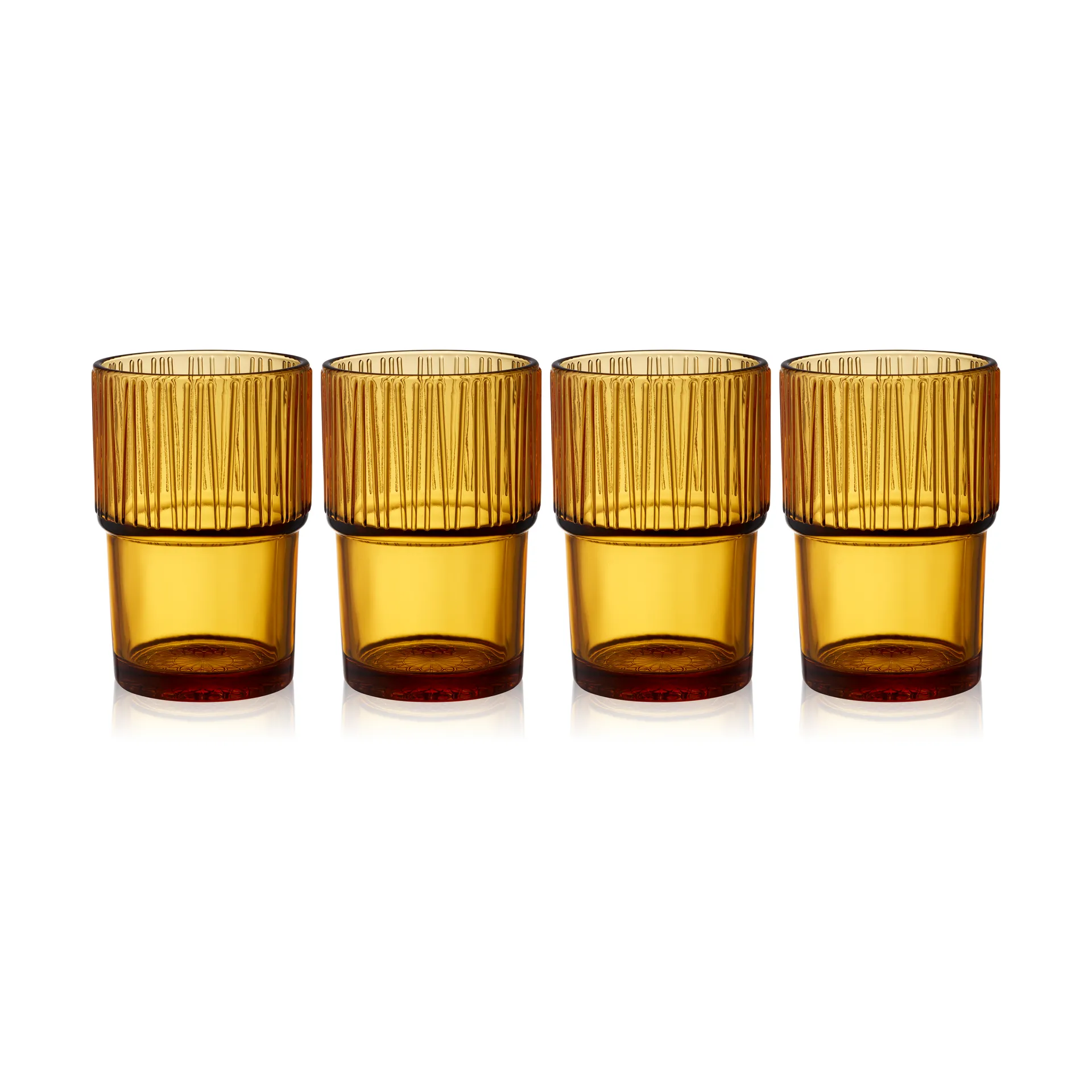 4 Vasos de café Kusintha caféglas 38 cl, Amber Bitz